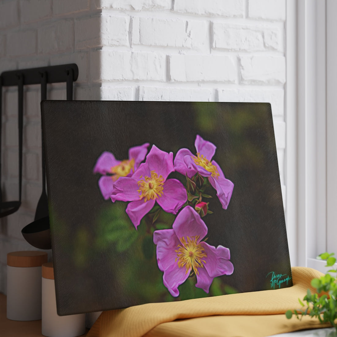 Infuse Your Kitchen with Botanical Flower Cutting Board Magic! Turn Cooking into an Art Form