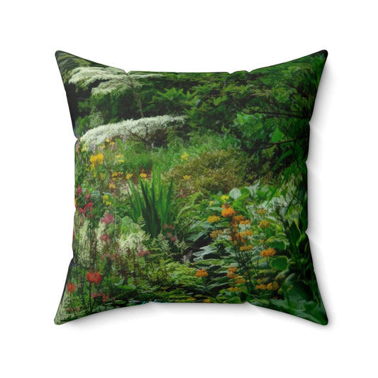 Blossom into Comfort with our Floral Harmony Accent Pillow: Infuse Your Living Space with the Soothing Essence of a Blooming Garden