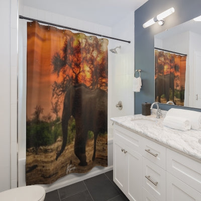 Creating a Bathroom Oasis with Nature-Inspired Shower Curtains, Luxury Bath Mats, and natural scented Candleses