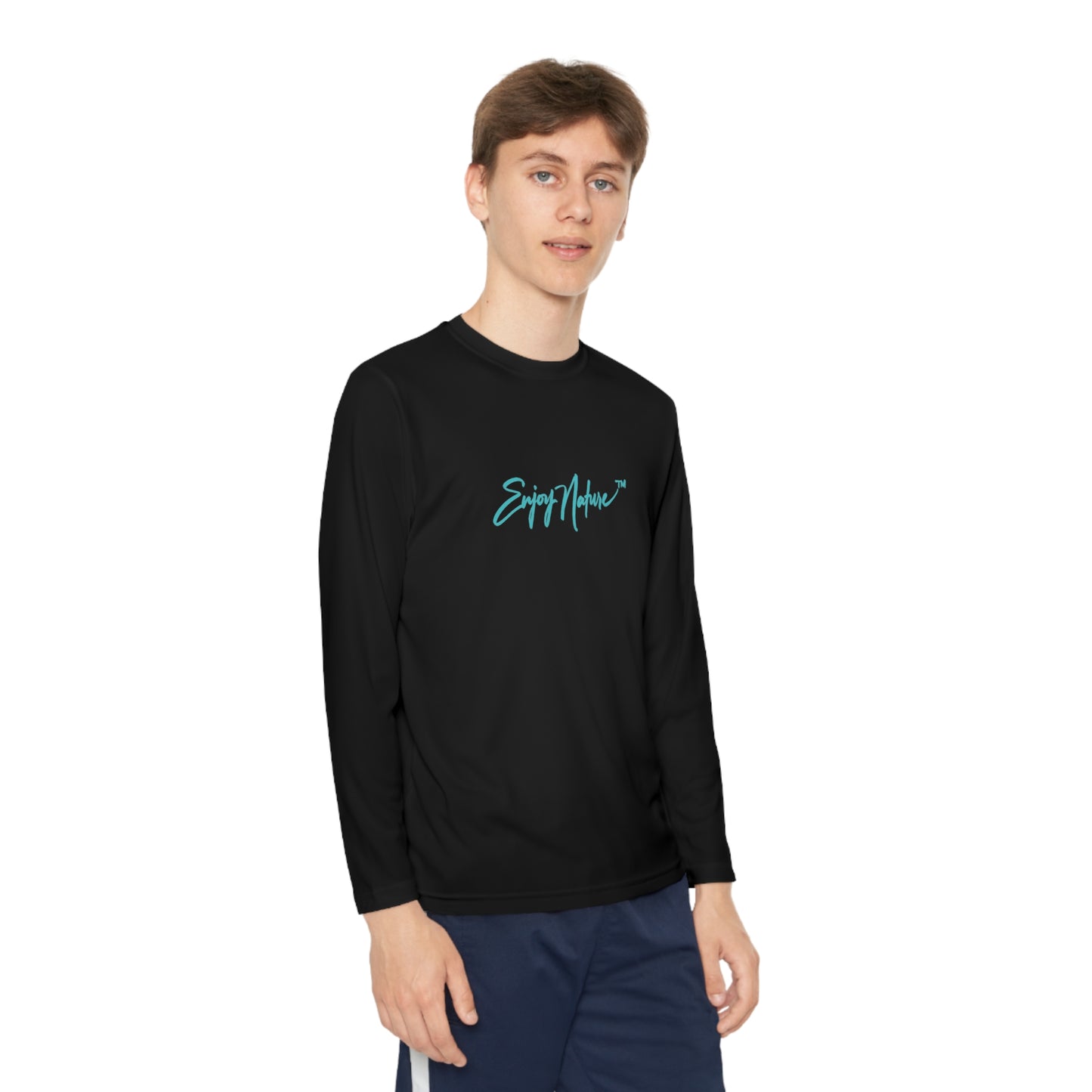 Youth Competitor Long Sleeve Tee with Dreaming About a Lioness by Enjoy Nature