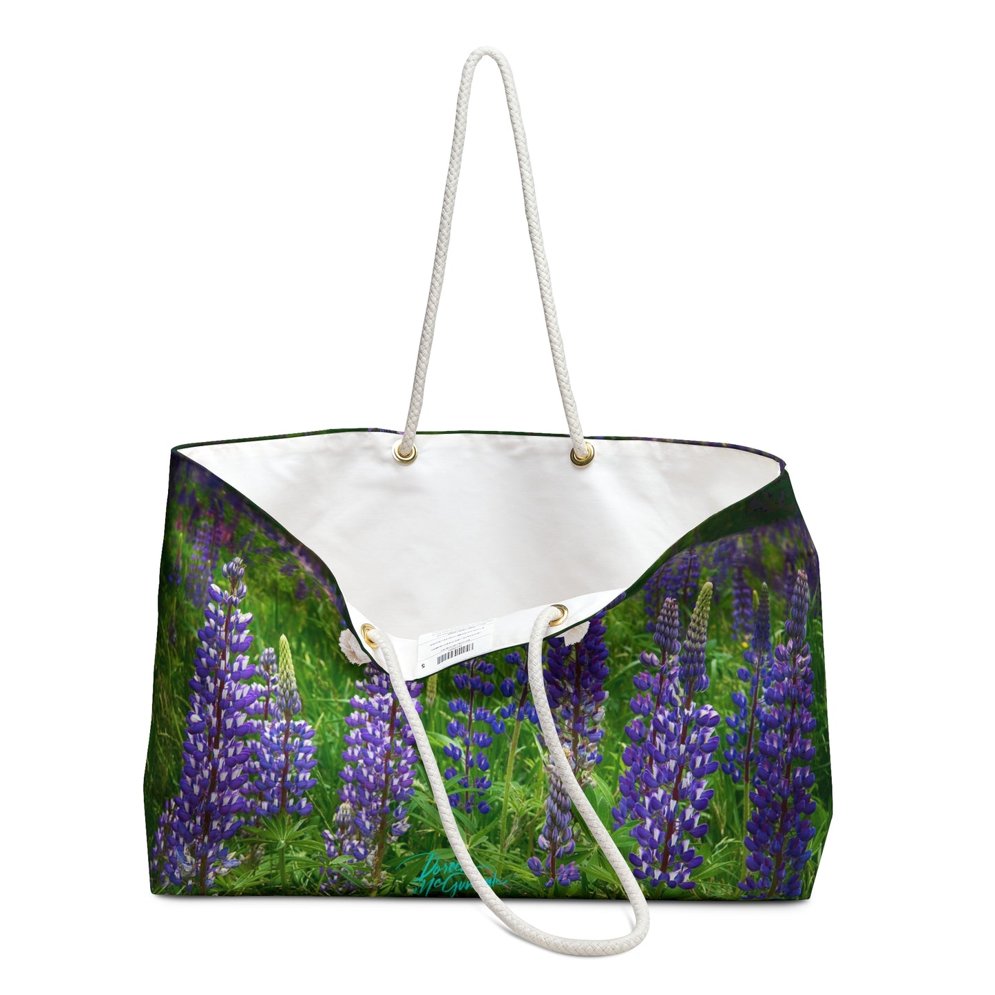 Weekender Bag, Field of Wild Lupine, Traveler Bag