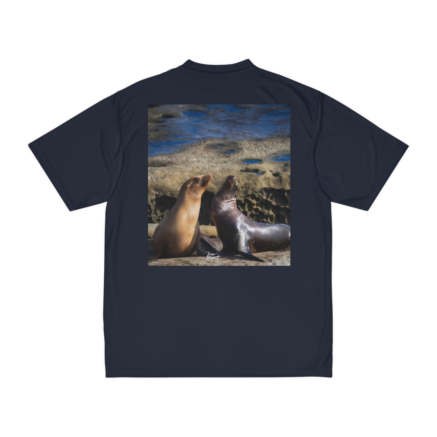 Playful Serenade Sea Lion Men's Performance T-Shirt