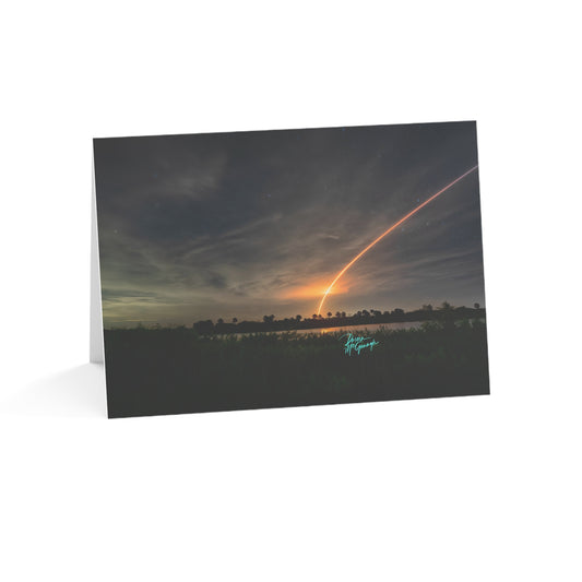 Photo note card, Falcon Shuttle Launch, boxed note cards, (10 pcs)