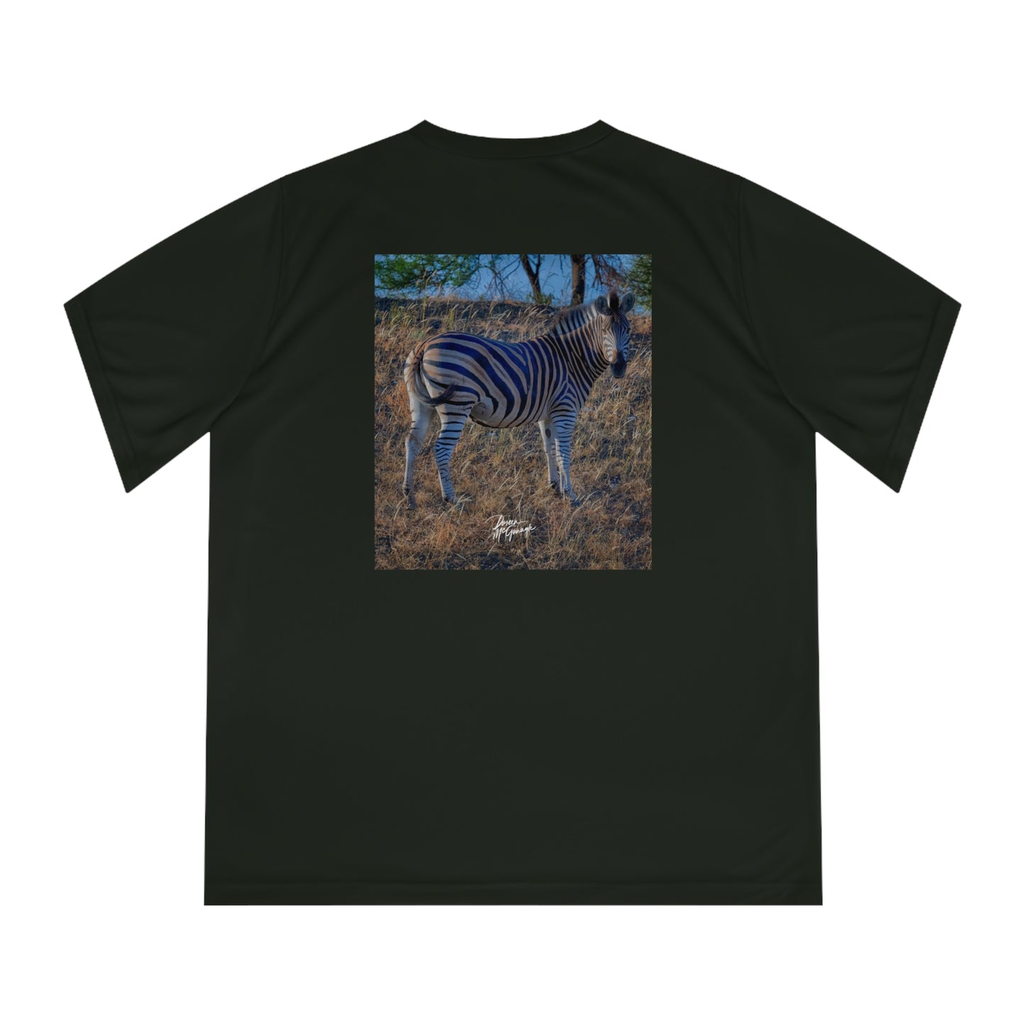 Women's Performance V-Neck T-Shirt - Baby Zebra by Enjoy Nature