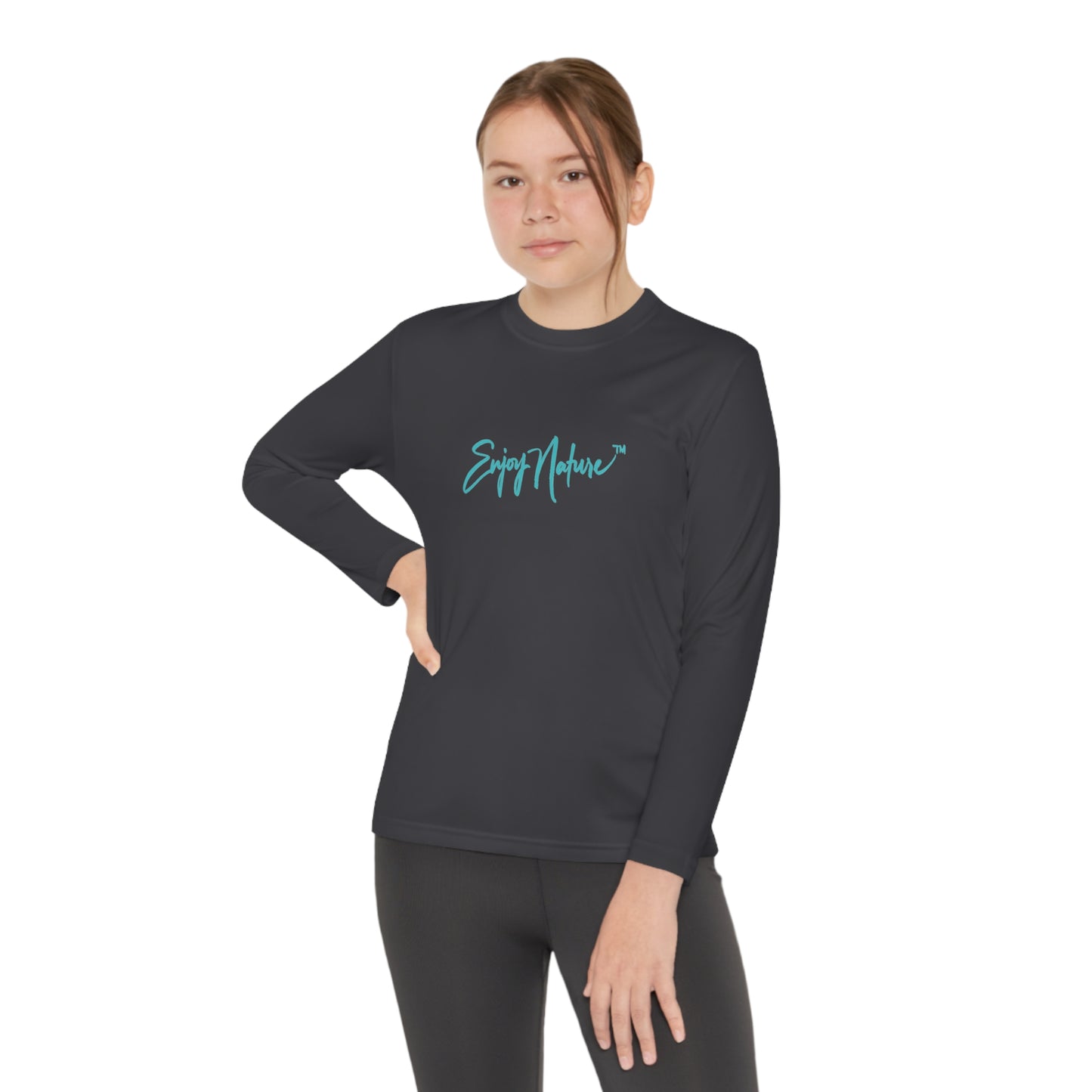 Enchanted Elegance Wild Flowers Youth Long Sleeve Competitor Tee