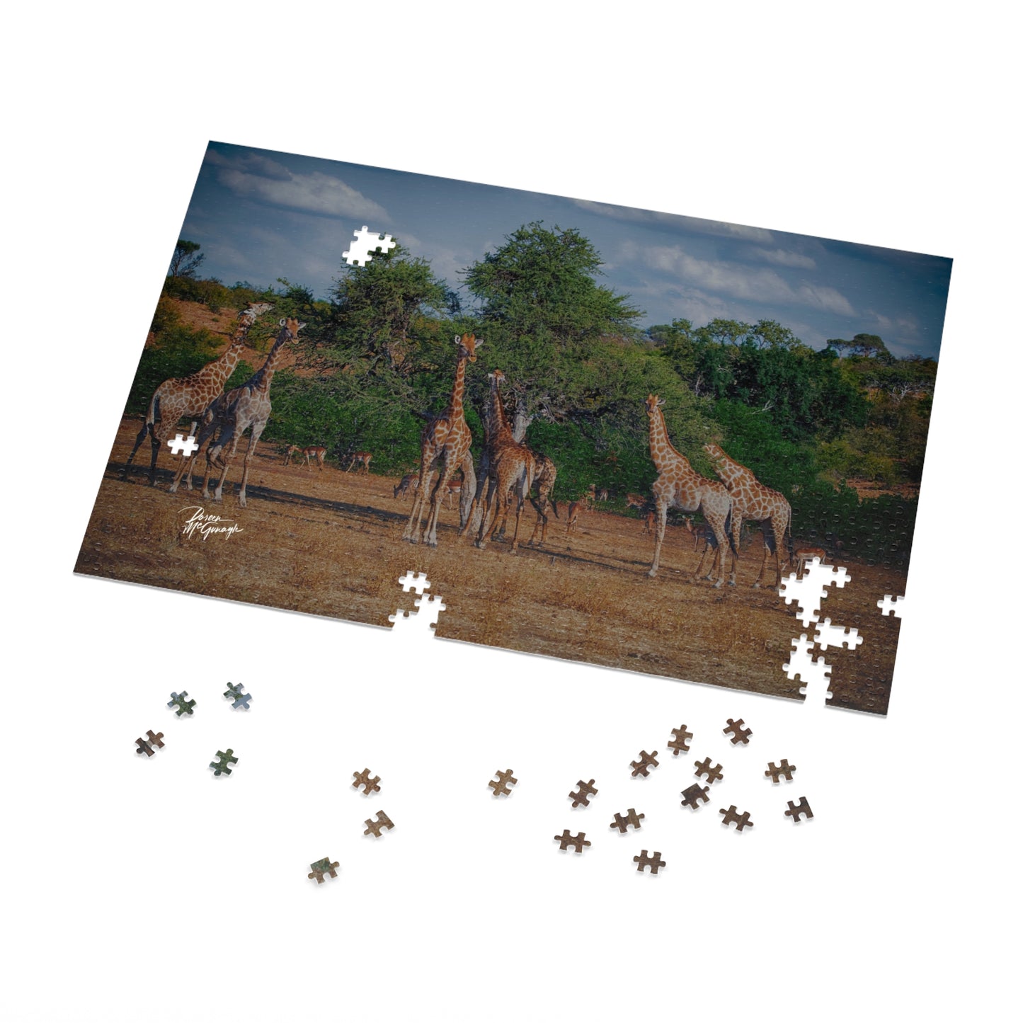 Giraffe Family Jigsaw Puzzle by Enjoy Nature