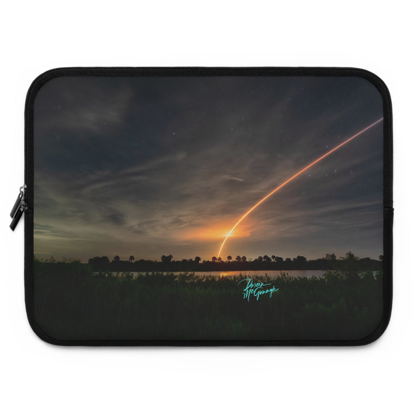 Falcon Shuttle Launch Laptop Sleeve