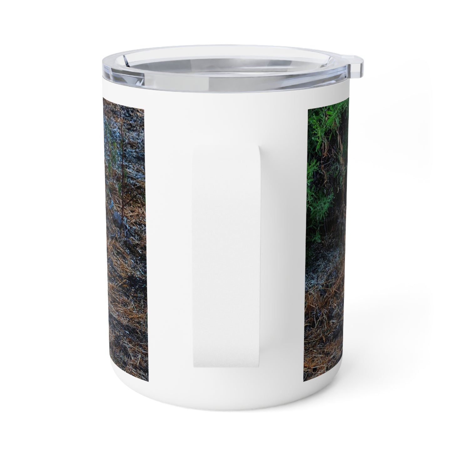 Enjoy Nature 10 oz Travel Tumbler with Cheetah Stand Design