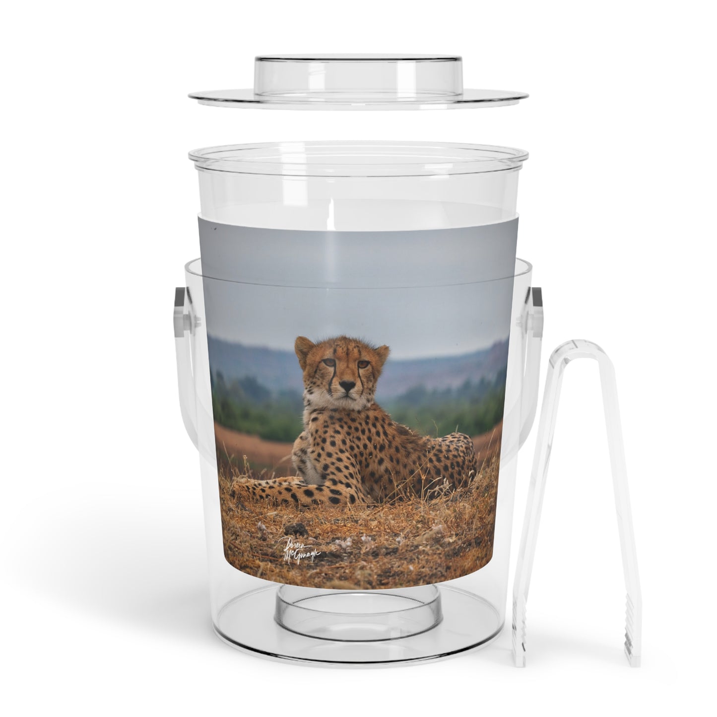 Enjoy Nature Cheetah Portrait Insulated Ice Bucket