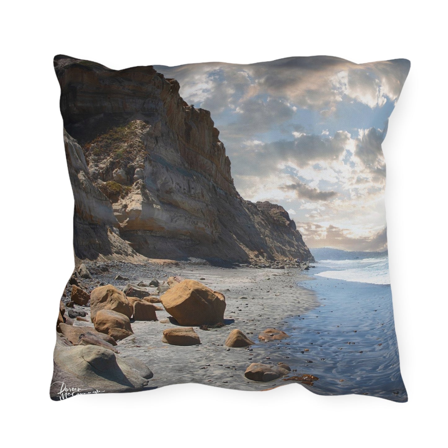 Artistic Outdoor Accent Pillows Lagoon Serenity