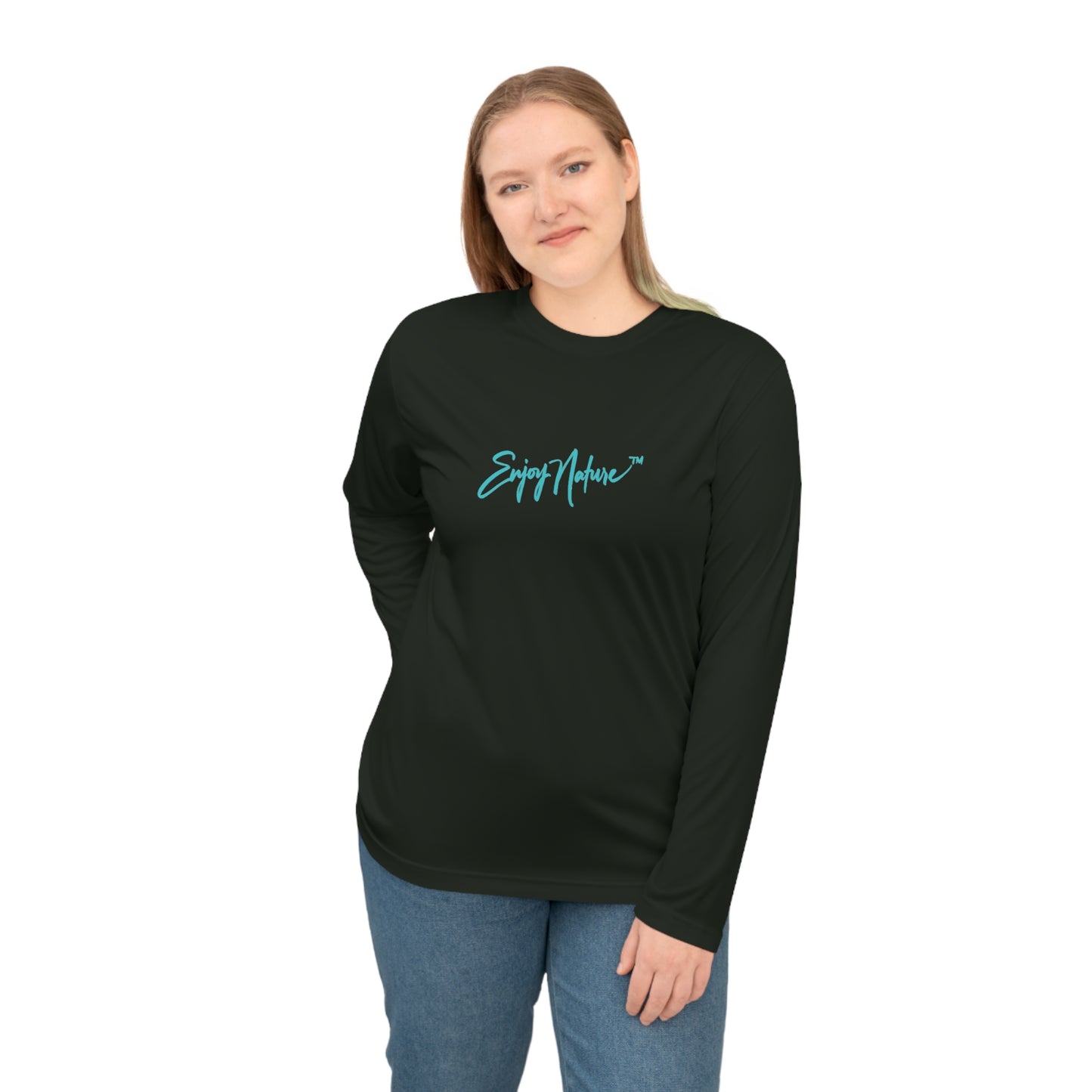 Unisex Long Sleeve Performance Tee - "Cheetah Portrait" by Enjoy Nature