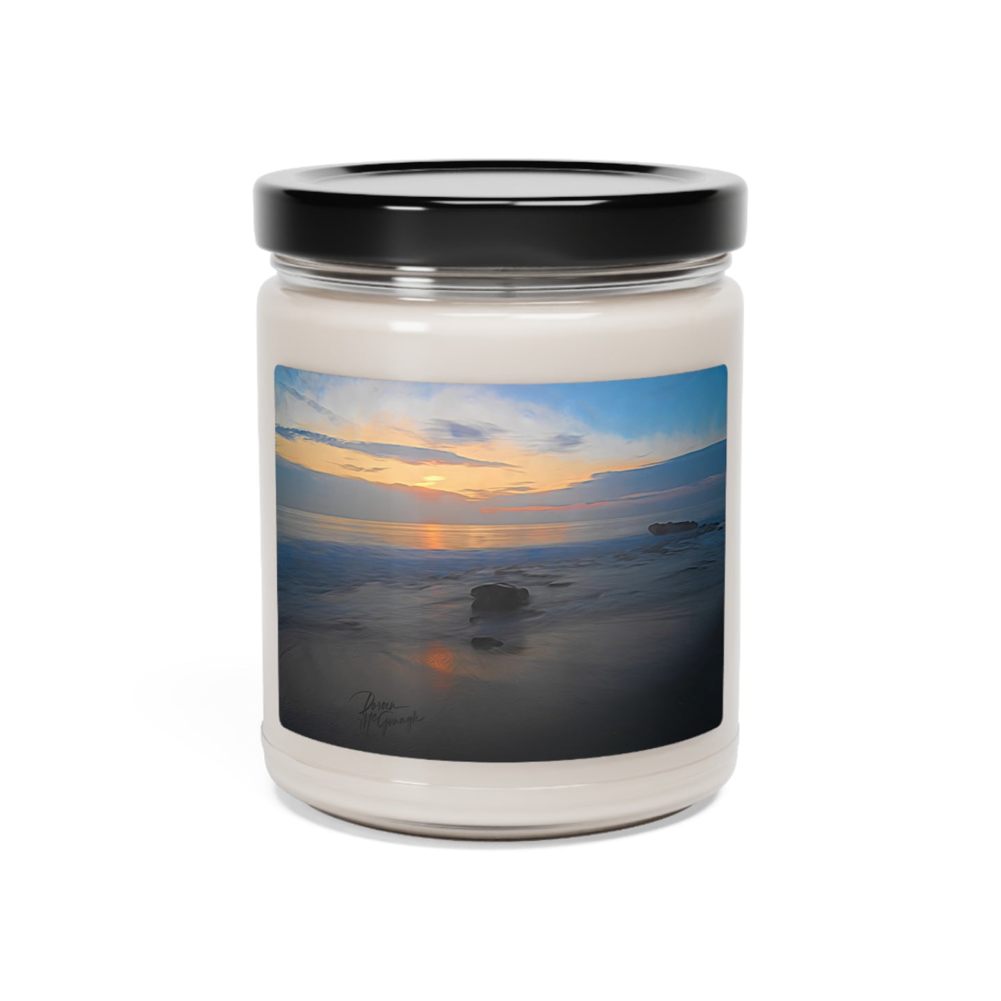 Natural Soy Candles Oceanic Dawn, 9oz, nature inspired decor