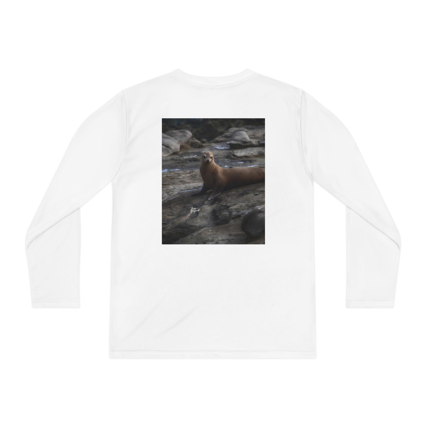 Solitude Sea Lion Youth Long Sleeve Competitor Tee