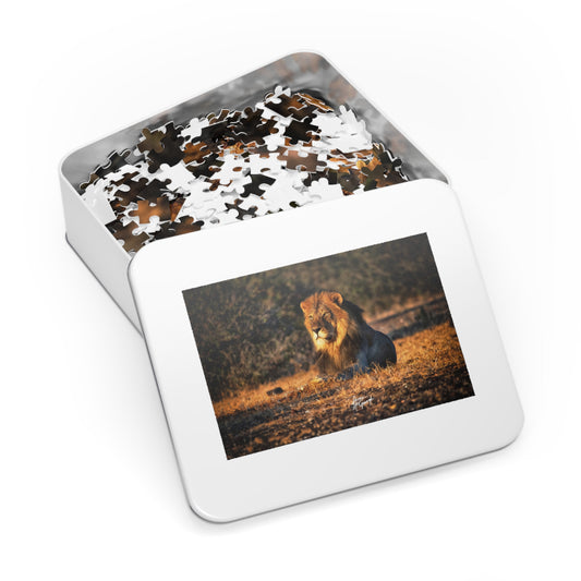 Lion King of Jungle Jigsaw Puzzle by Enjoy Nature