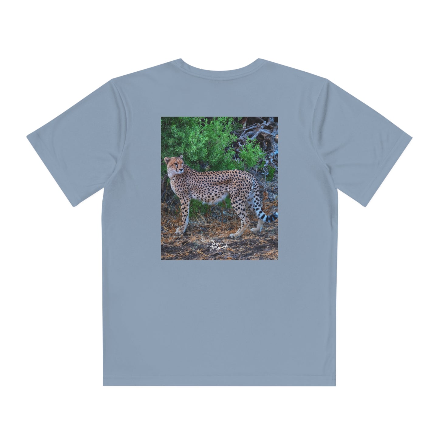 Youth Competitor Tee with Fine Art Image Cheetah Stand by Enjoy Nature