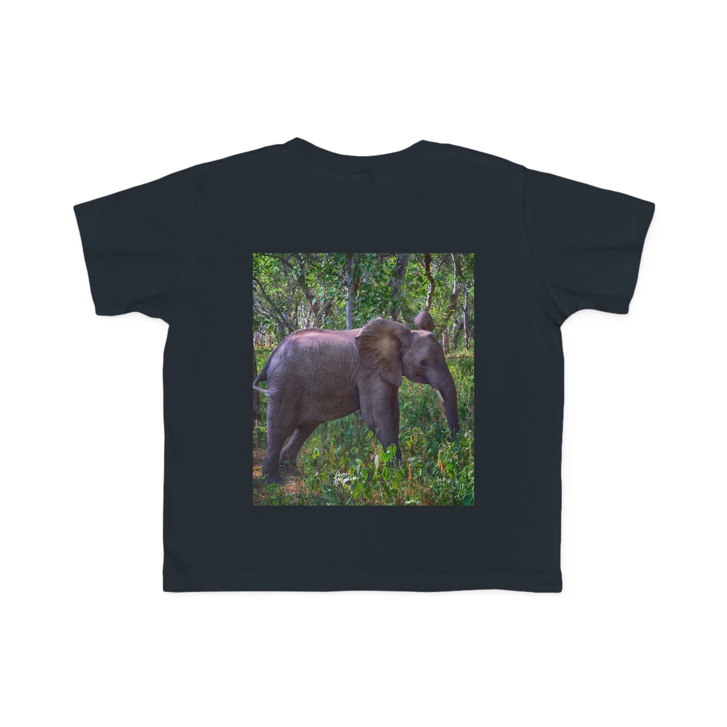 Enjoy Nature Toddler Tee - Elephant Baby in Forest