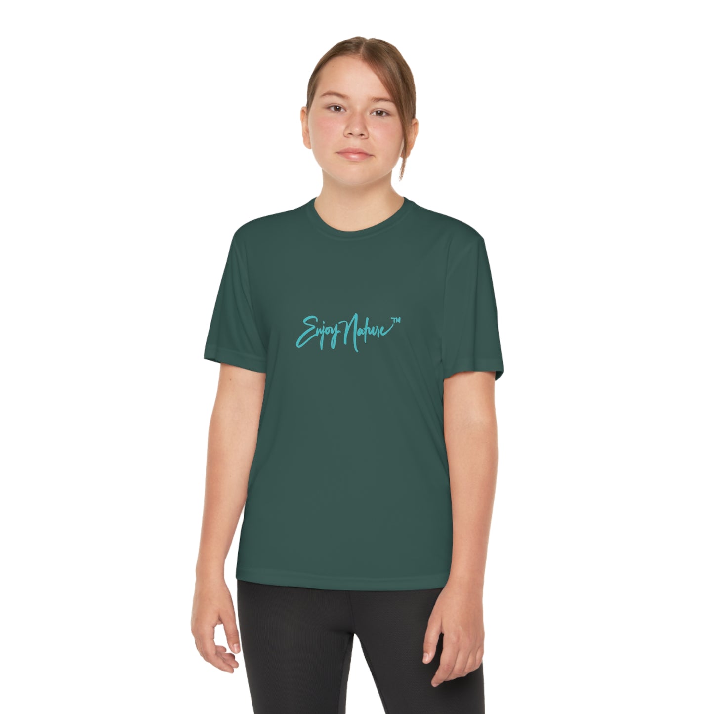 Youth Competitor Tee with Fine Art Image Zebra Stripes by Enjoy Nature