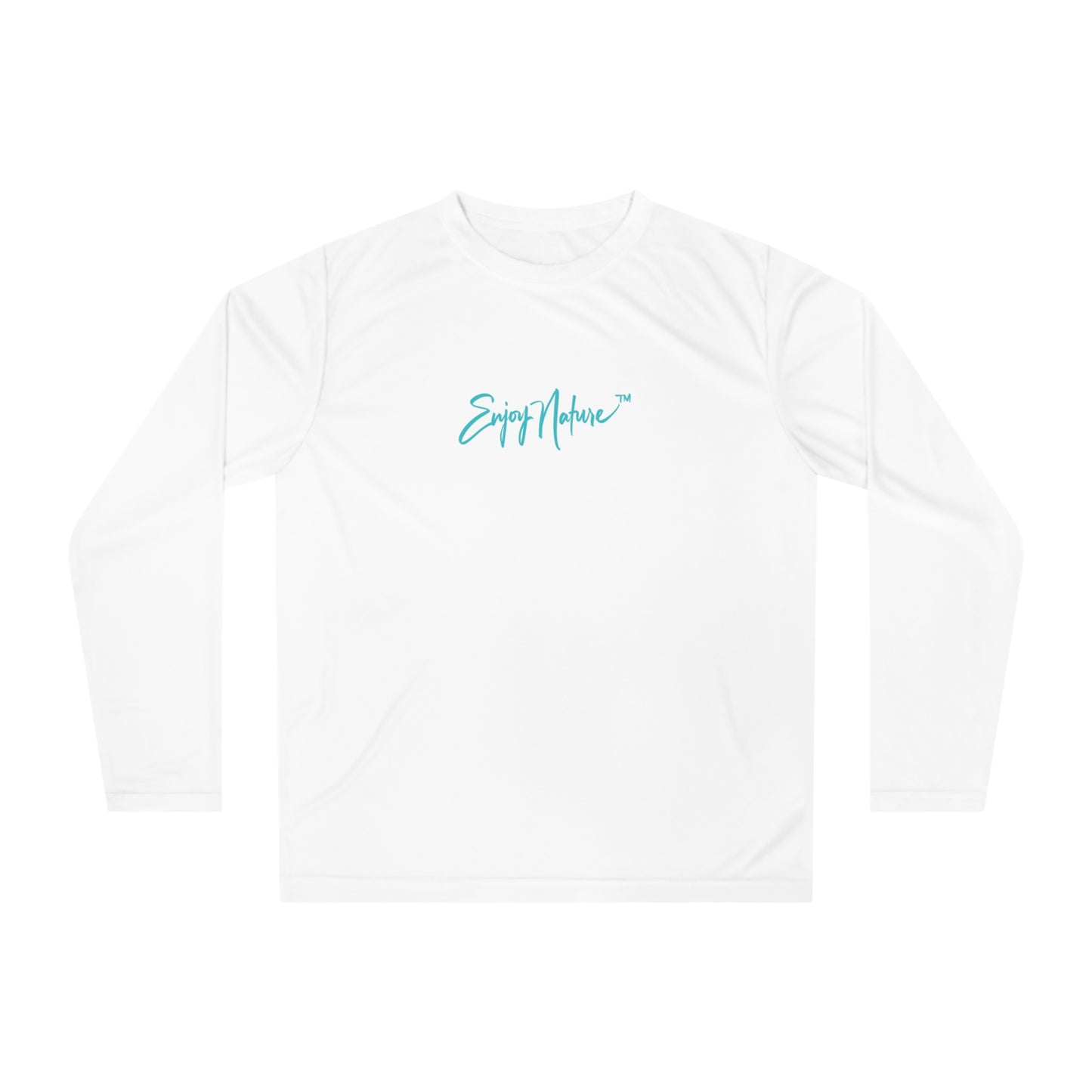 Unisex Long Sleeve Performance Tee - "Giraffe Silhouette" by Enjoy Nature