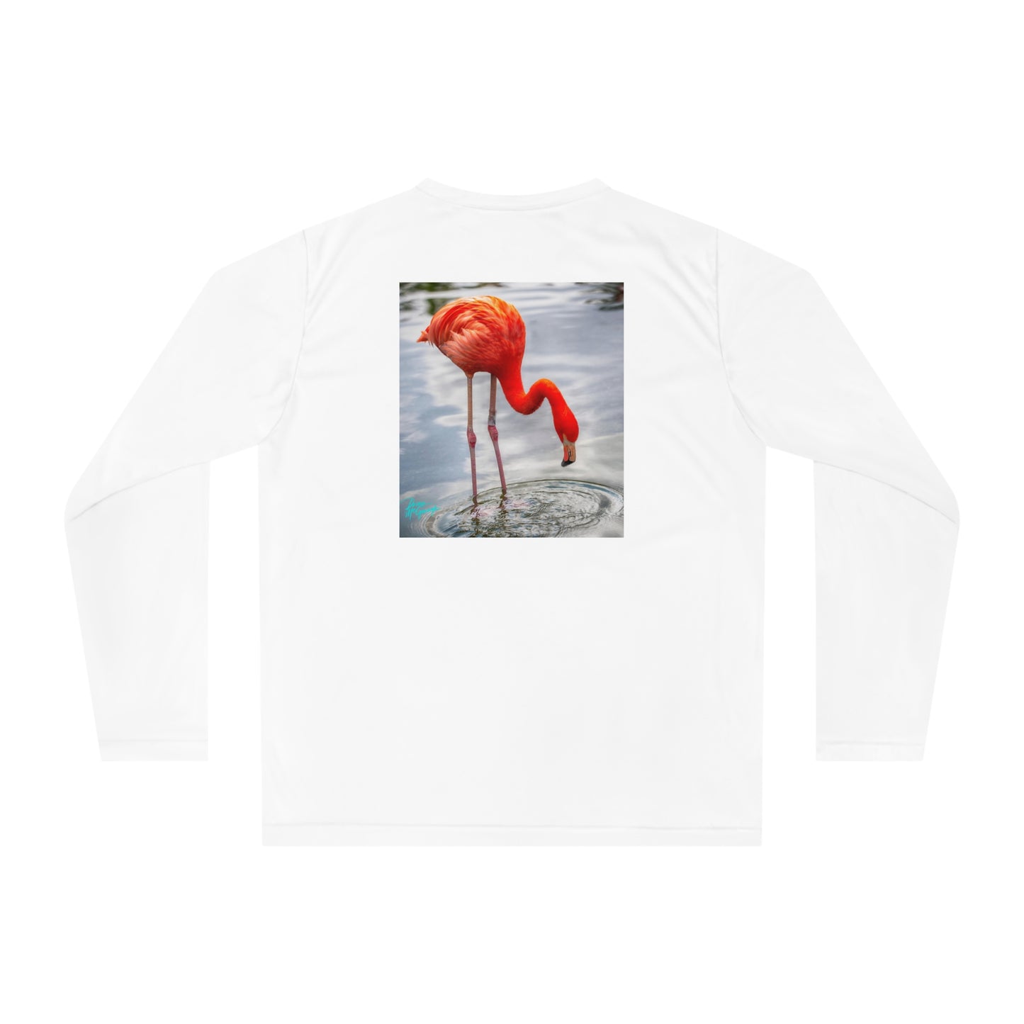 Unisex T-shirt Flamingo, Long Sleeve Performance shirt