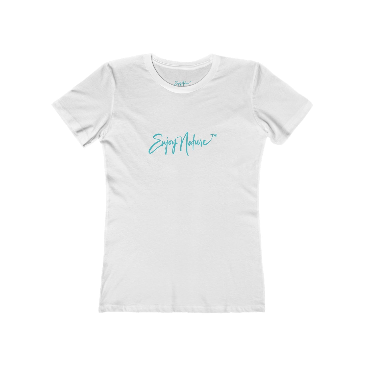 Elephant Baby with Mom Fitted Boyfriend Tee for Women by Enjoy Nature