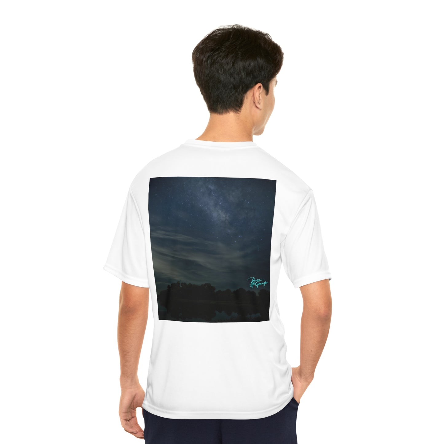 Men's T Shirt, Milky Way, Performance Shirt