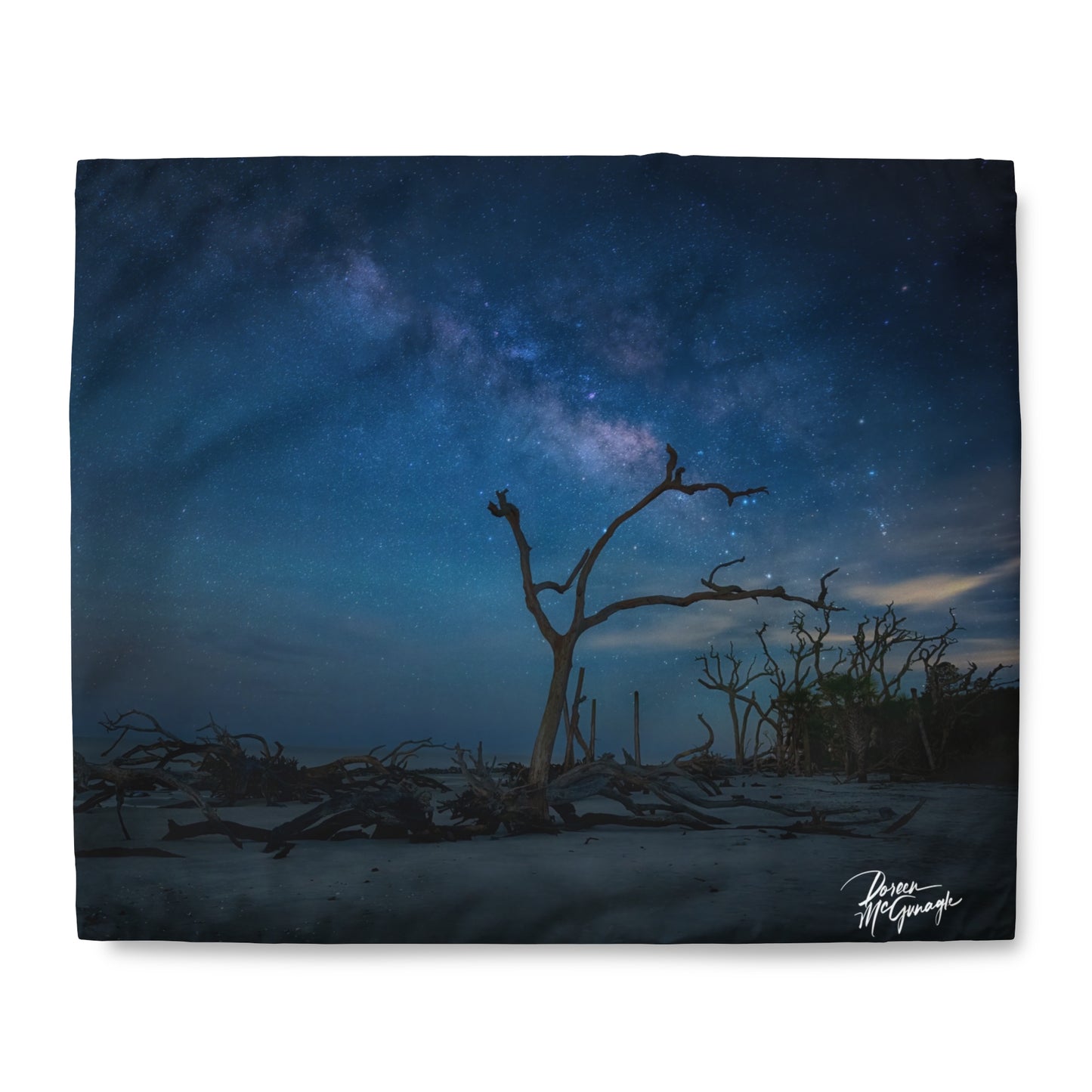 Enjoy Nature Milky Way Midnight Duvet Cover