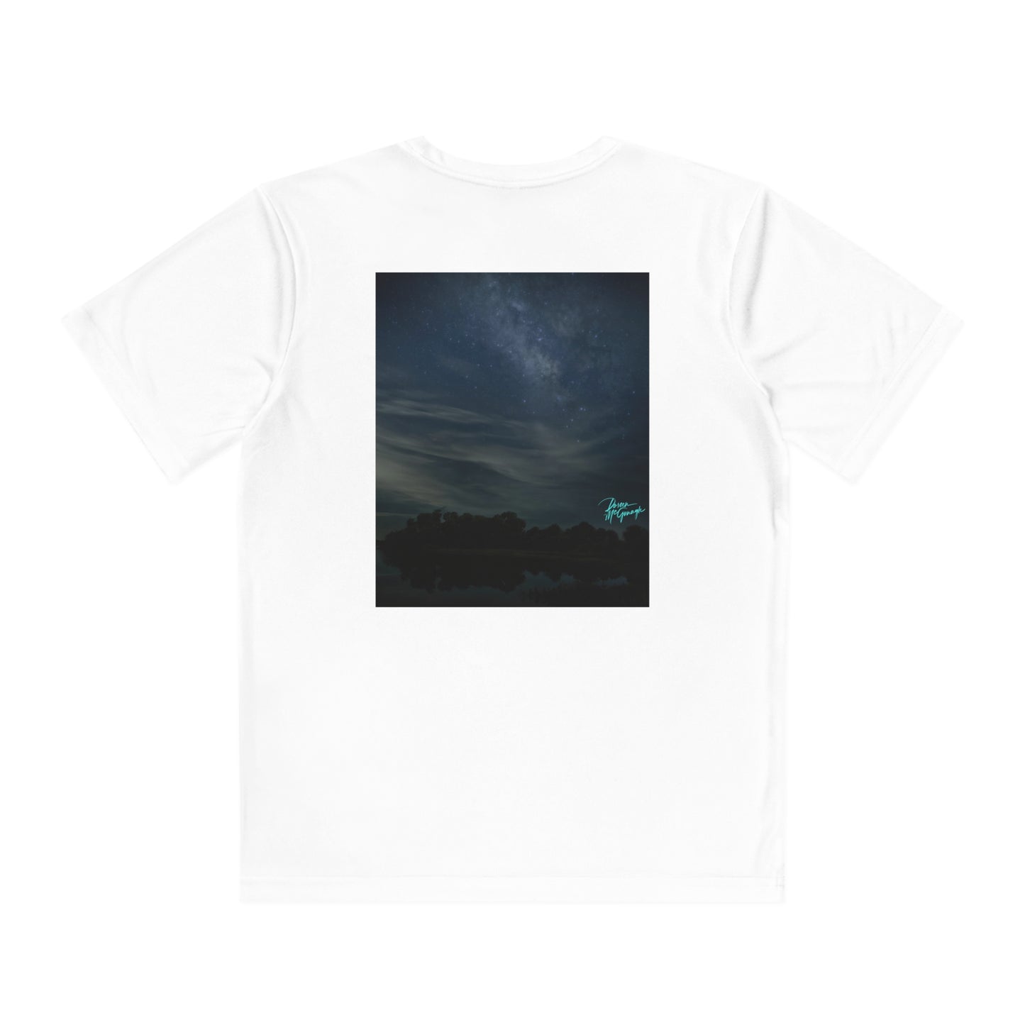 Youth T Shirts, Milky Way, Performance Shirt