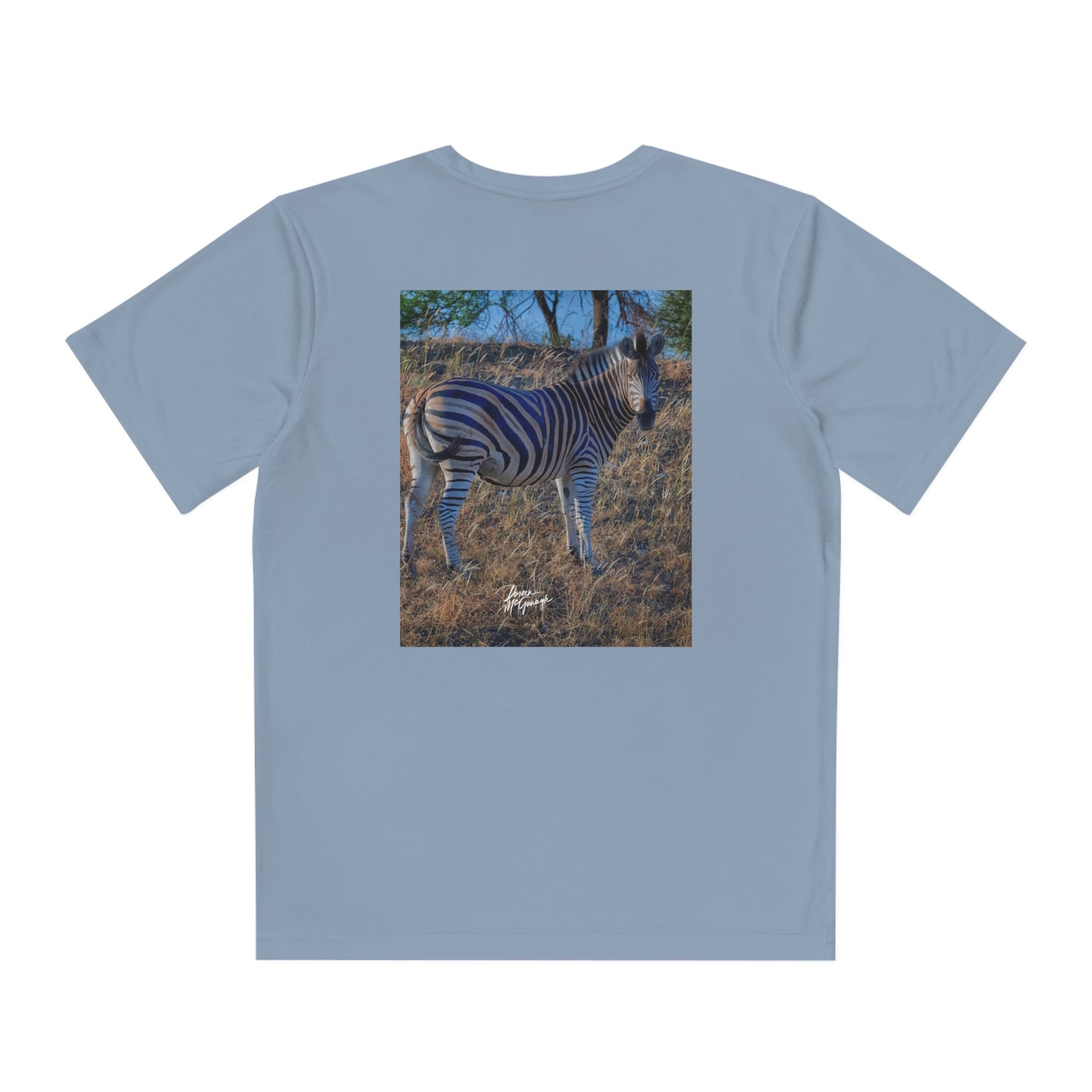 Youth Competitor Tee with Fine Art Image Baby Zebra by Enjoy Nature