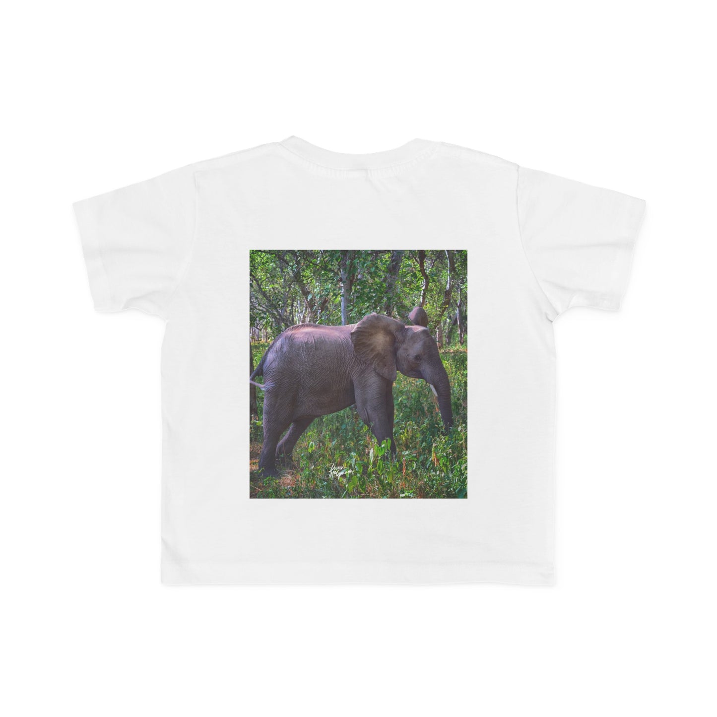 Enjoy Nature Toddler Tee - Elephant Baby in Forest