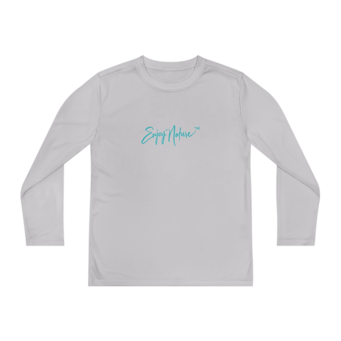 Youth Competitor Long Sleeve Tee with Elephant Family Herd by Enjoy Nature