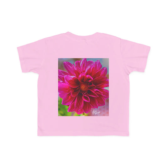 Enjoy Nature Toddler Tee - Dahlia Bloom