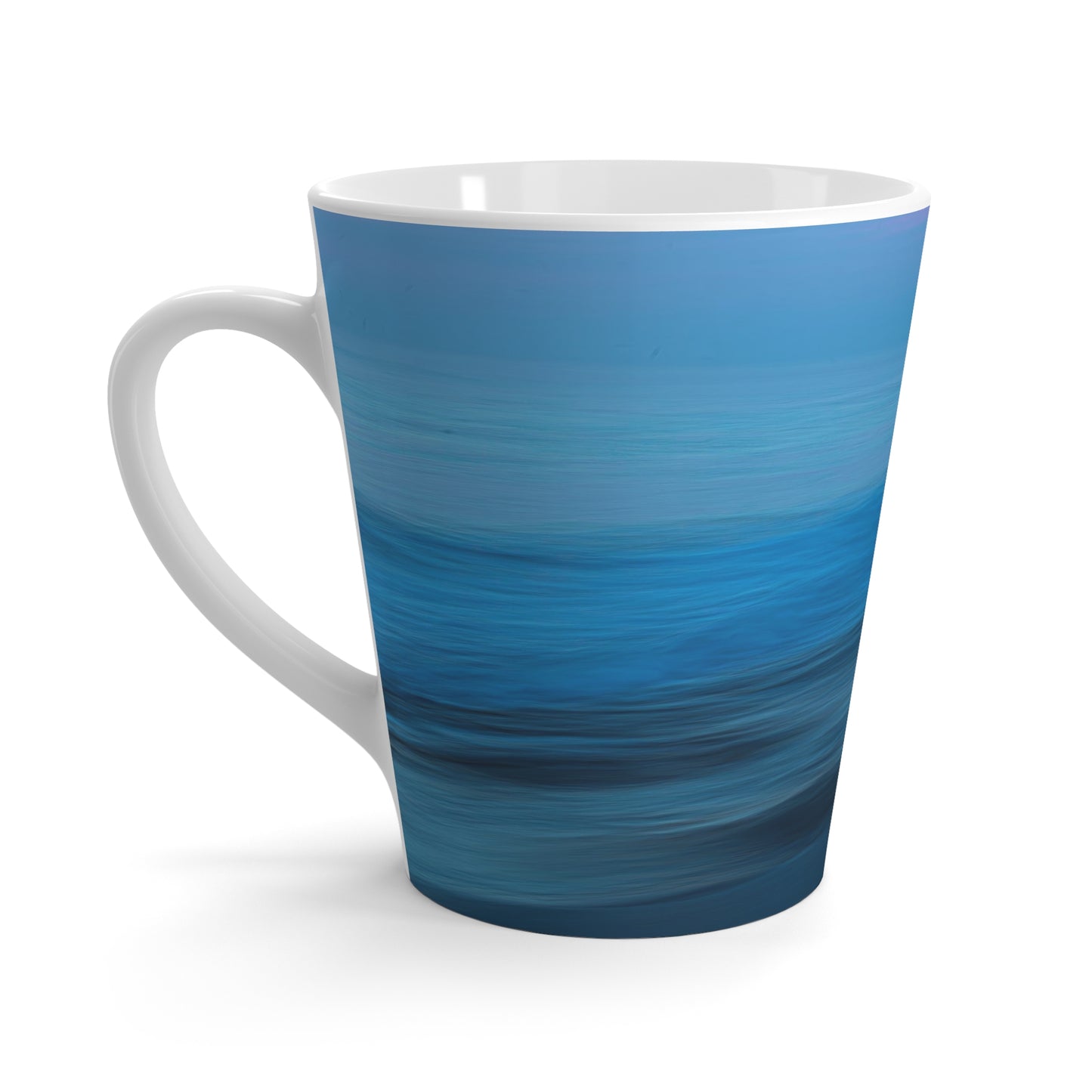 Eco Friendly Blue Dawn, 12 oz Latte Mug  Latte Mug