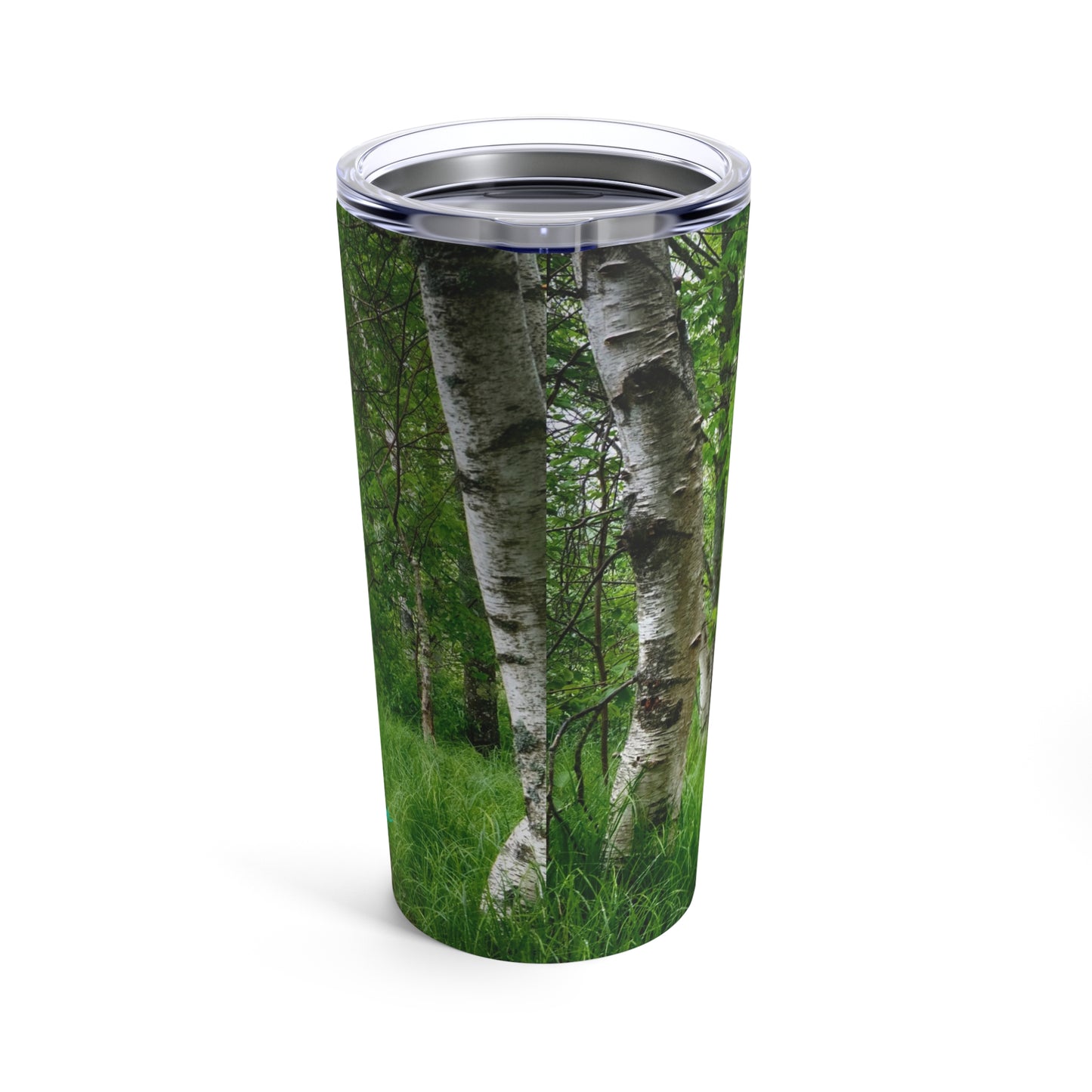 Eco friendly, Silver Birch Trail, Adventure Quencher Travel Tumbler 20oz, insulated