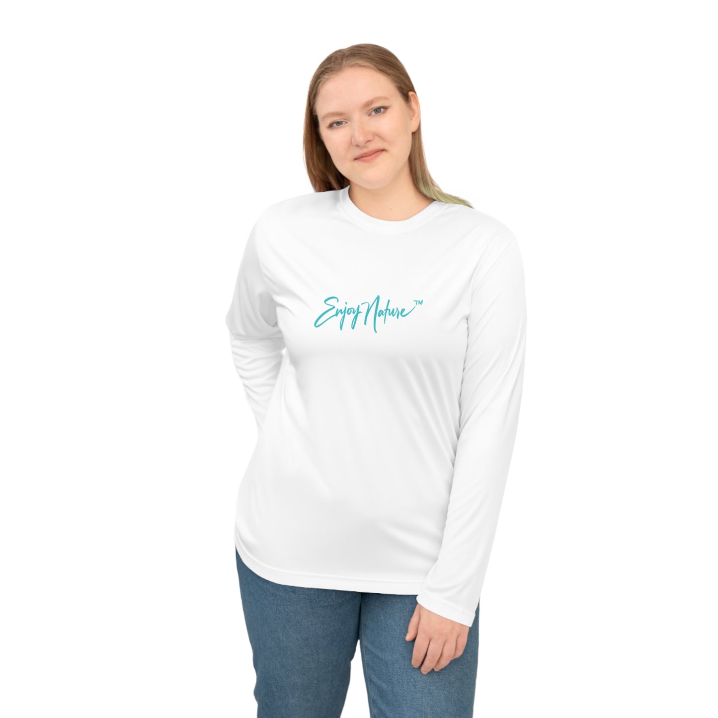 Unisex Long Sleeve Performance Tee - "Cheetah Portrait" by Enjoy Nature