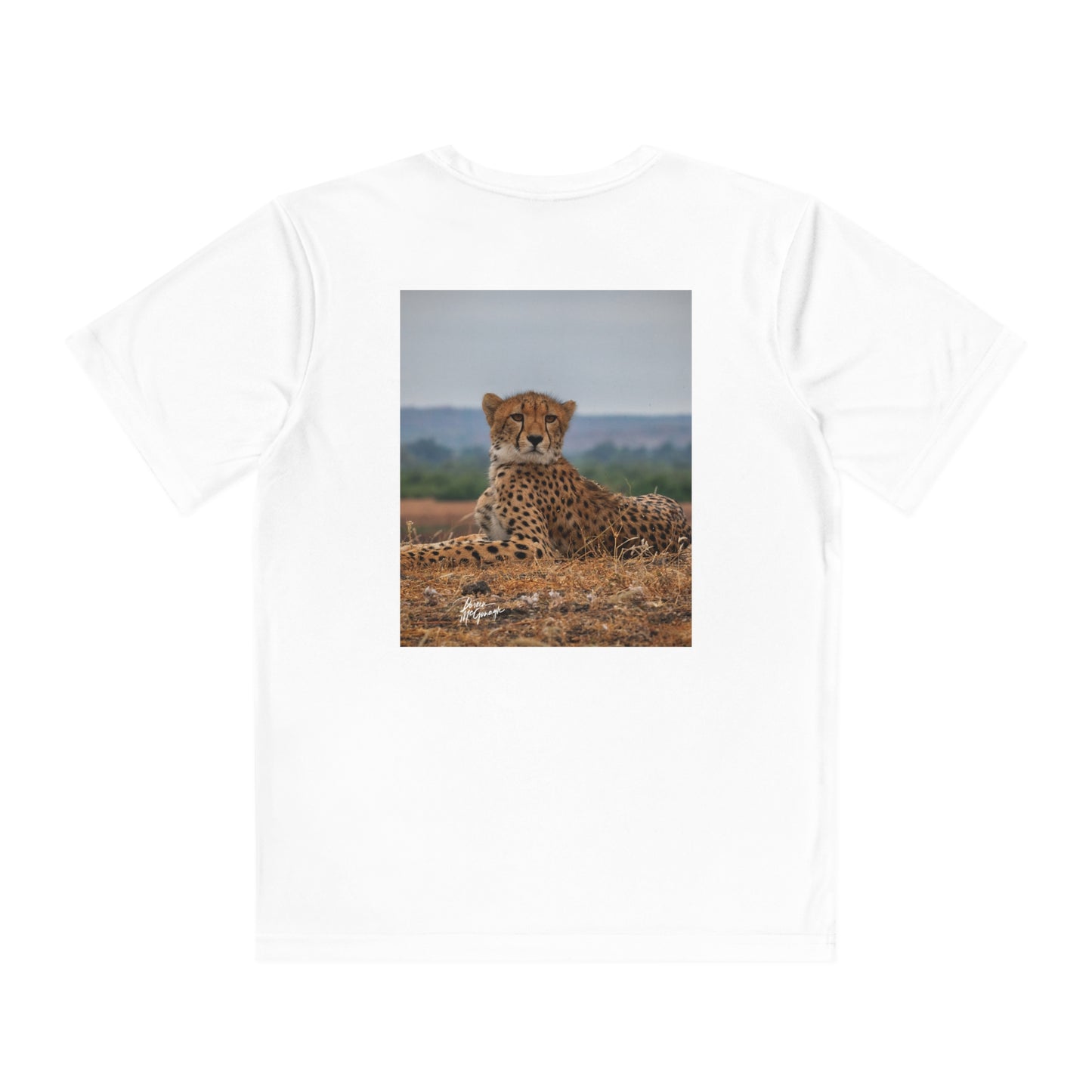 Youth Competitor Tee with Fine Art Image Cheetah Portrait by Enjoy Nature