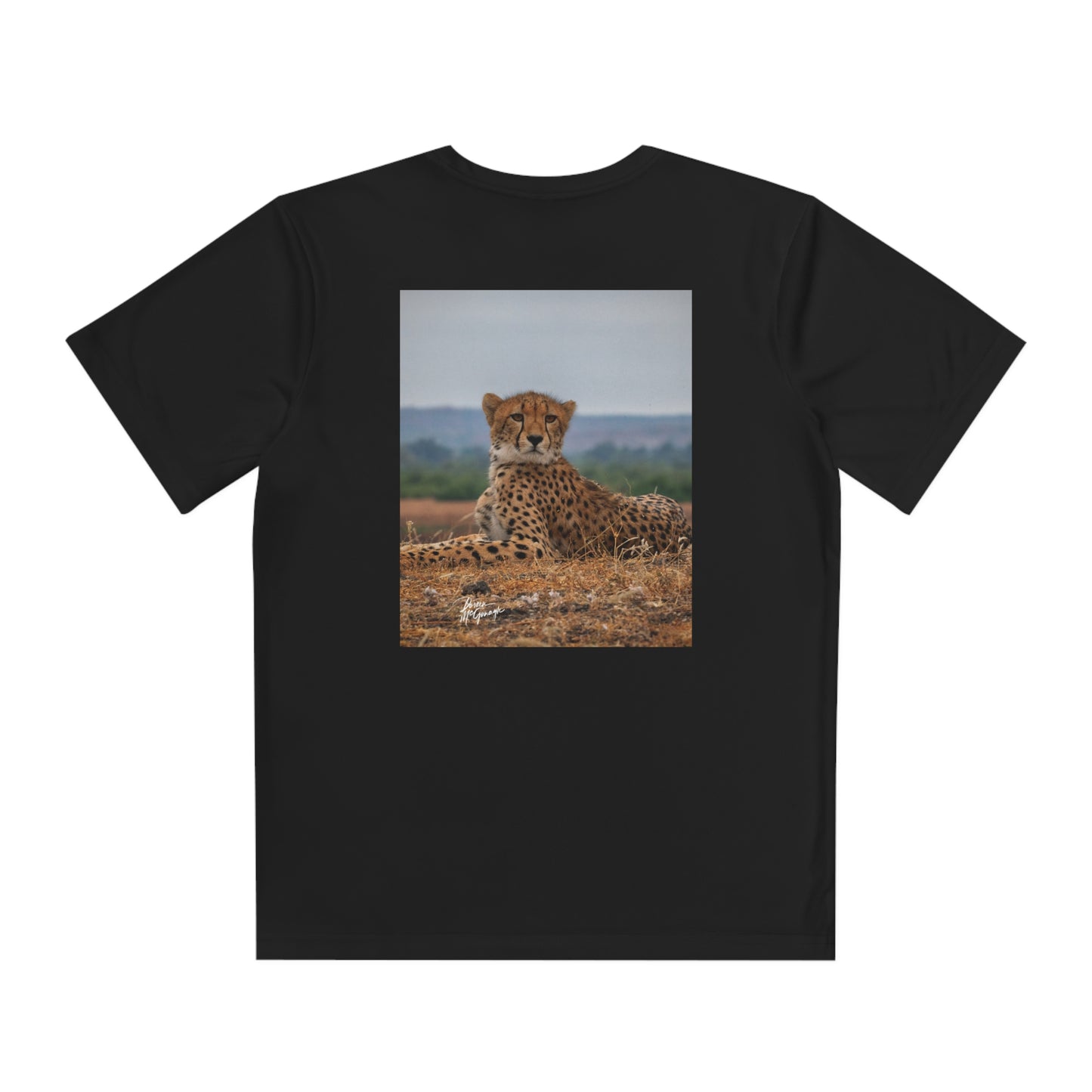 Youth Competitor Tee with Fine Art Image Cheetah Portrait by Enjoy Nature