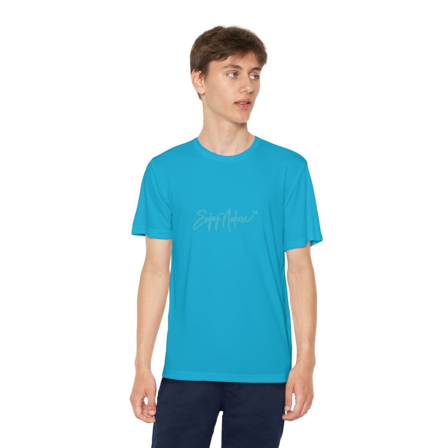 Youth Competitor Tee with Fine Art Image Zebra Stripes by Enjoy Nature