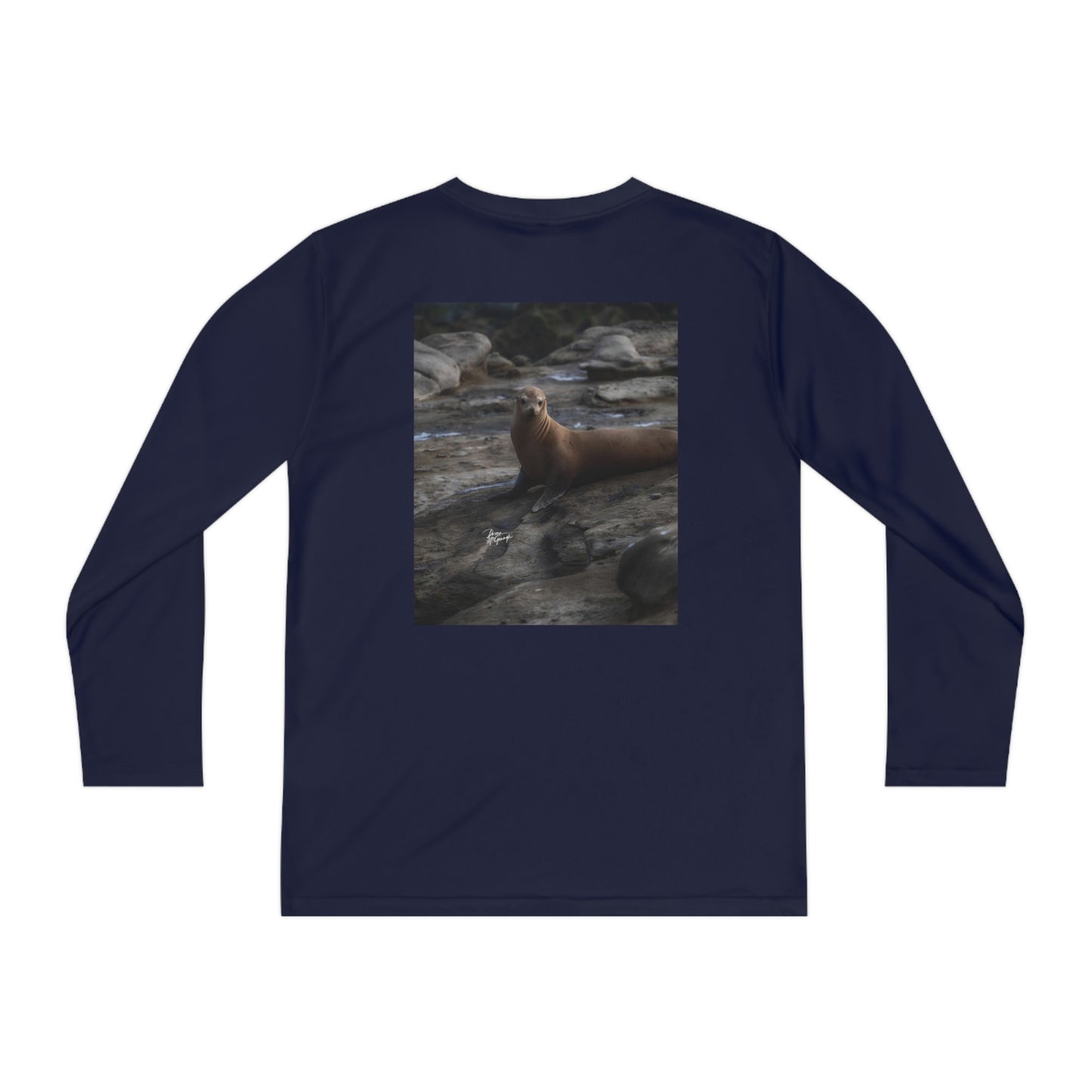 Solitude Sea Lion Youth Long Sleeve Competitor Tee