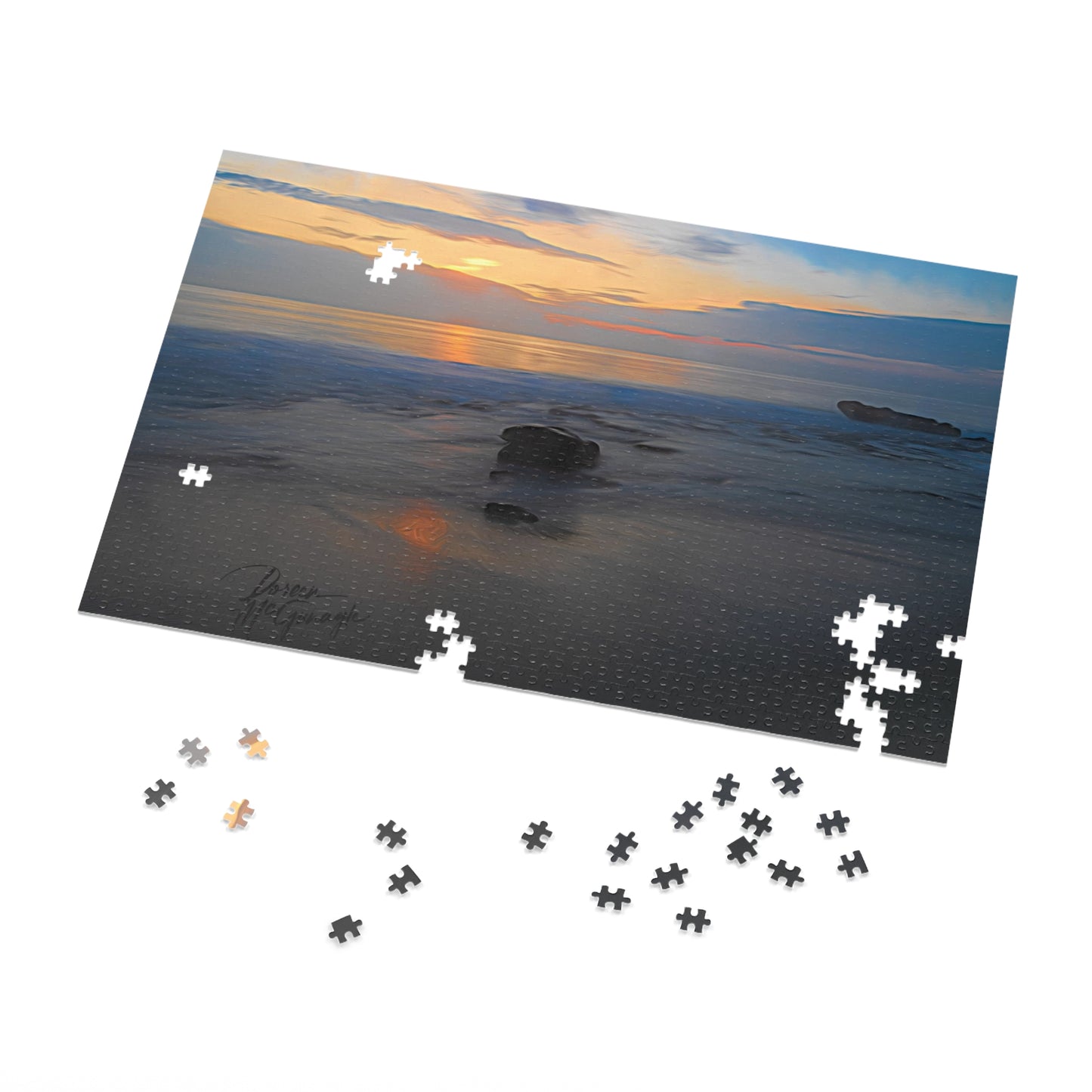 Nature puzzles Oceanic Dawn, inspired by nature