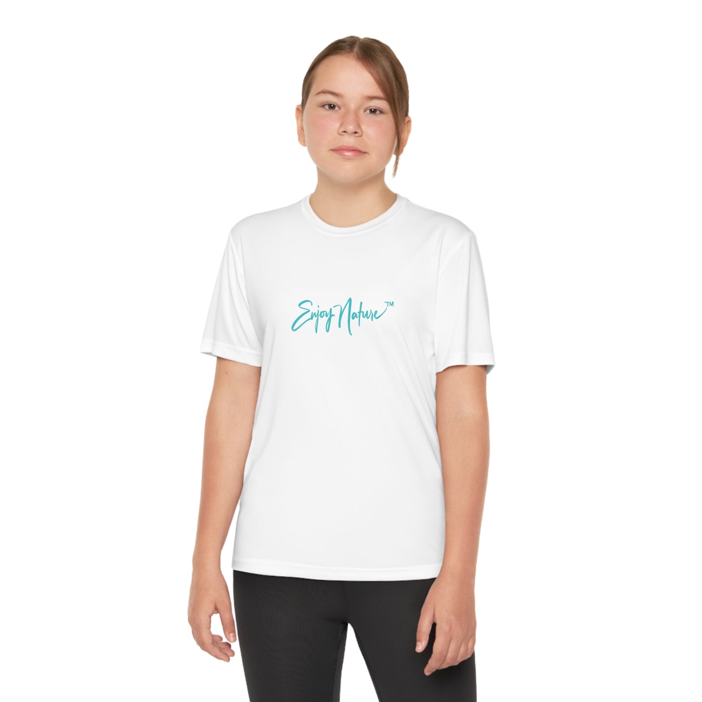 Youth Competitor Tee with Fine Art Image Giraffe Silhouette by Enjoy Nature