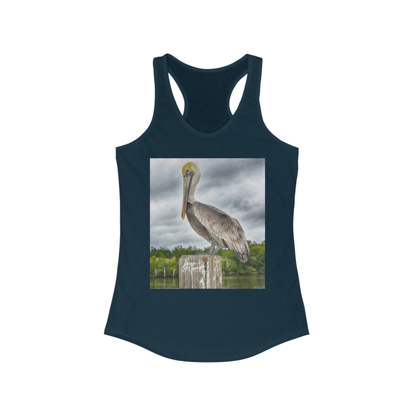 Womens racerback tank tops Pelican, women summer tees