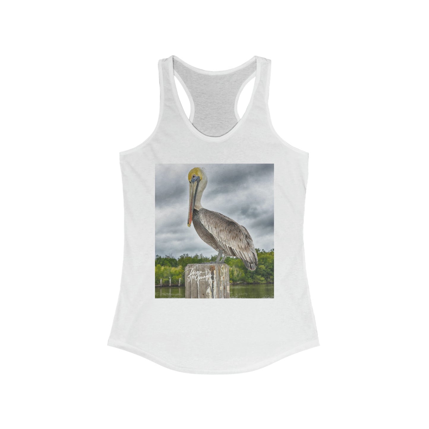 Womens racerback tank tops Pelican, women summer tees