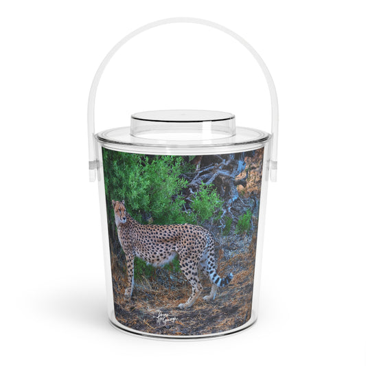 Enjoy Nature Cheetah Stand Insulated Ice Bucket