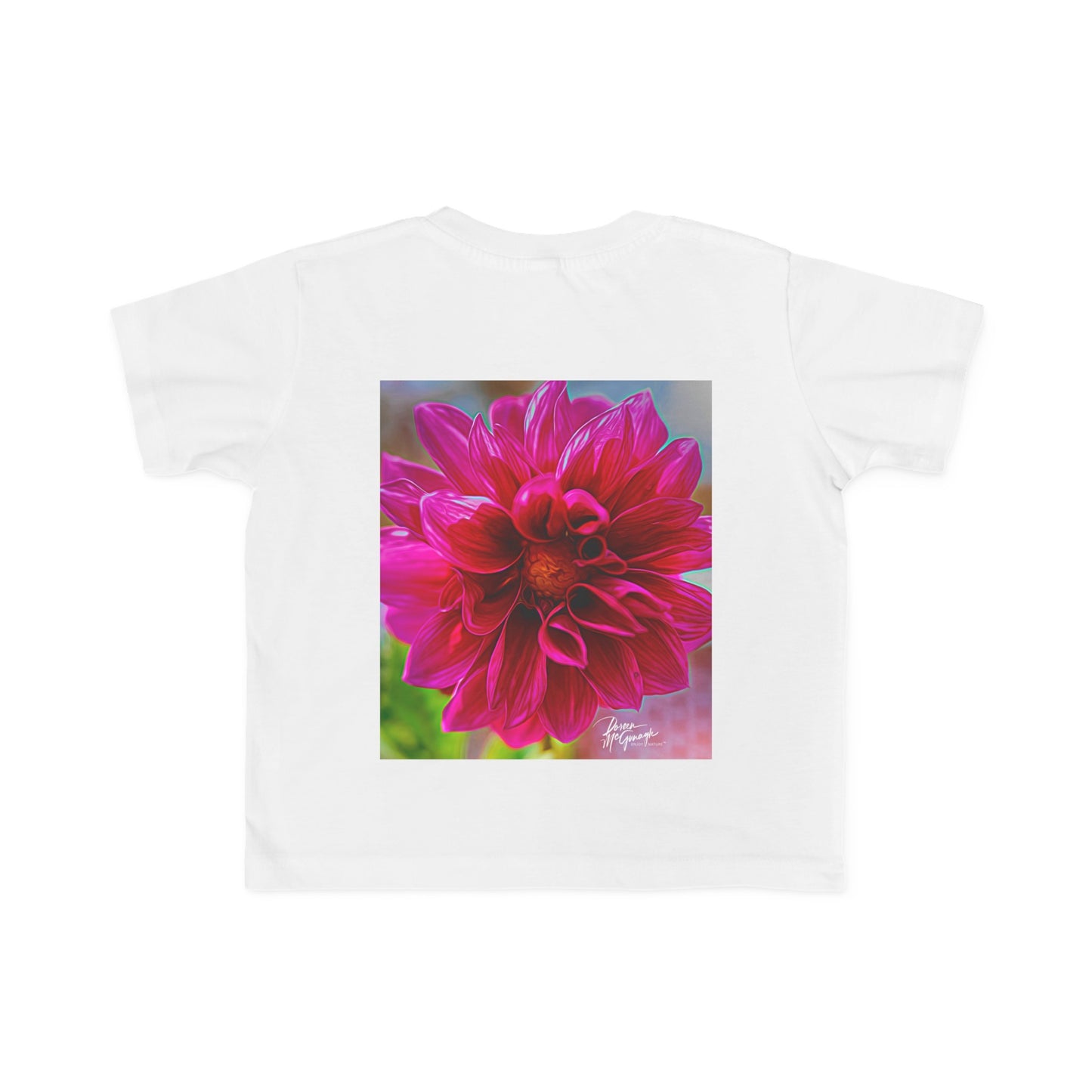 Enjoy Nature Toddler Tee - Dahlia Bloom