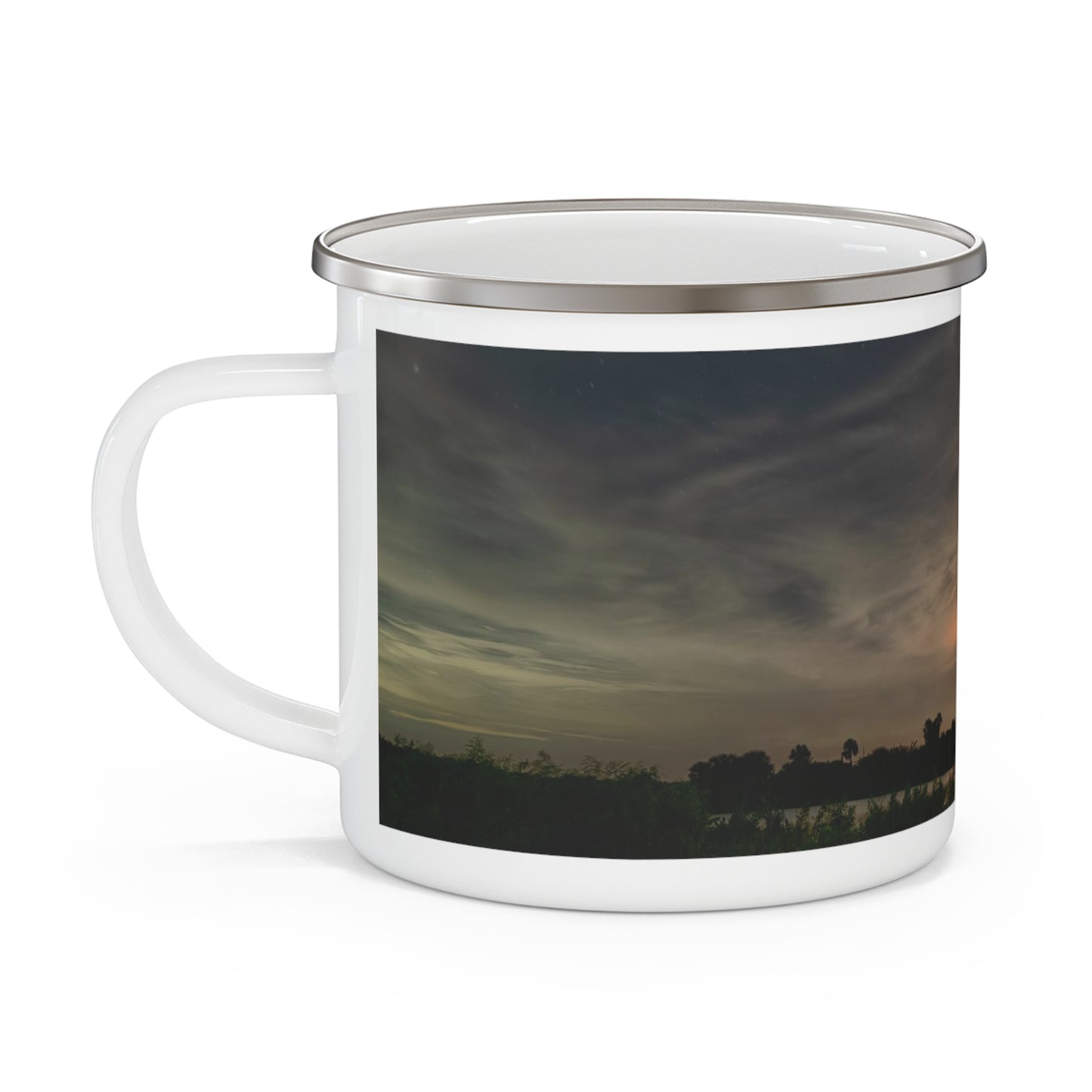 Enamel Camping Mug, Falcon Shuttle Launch