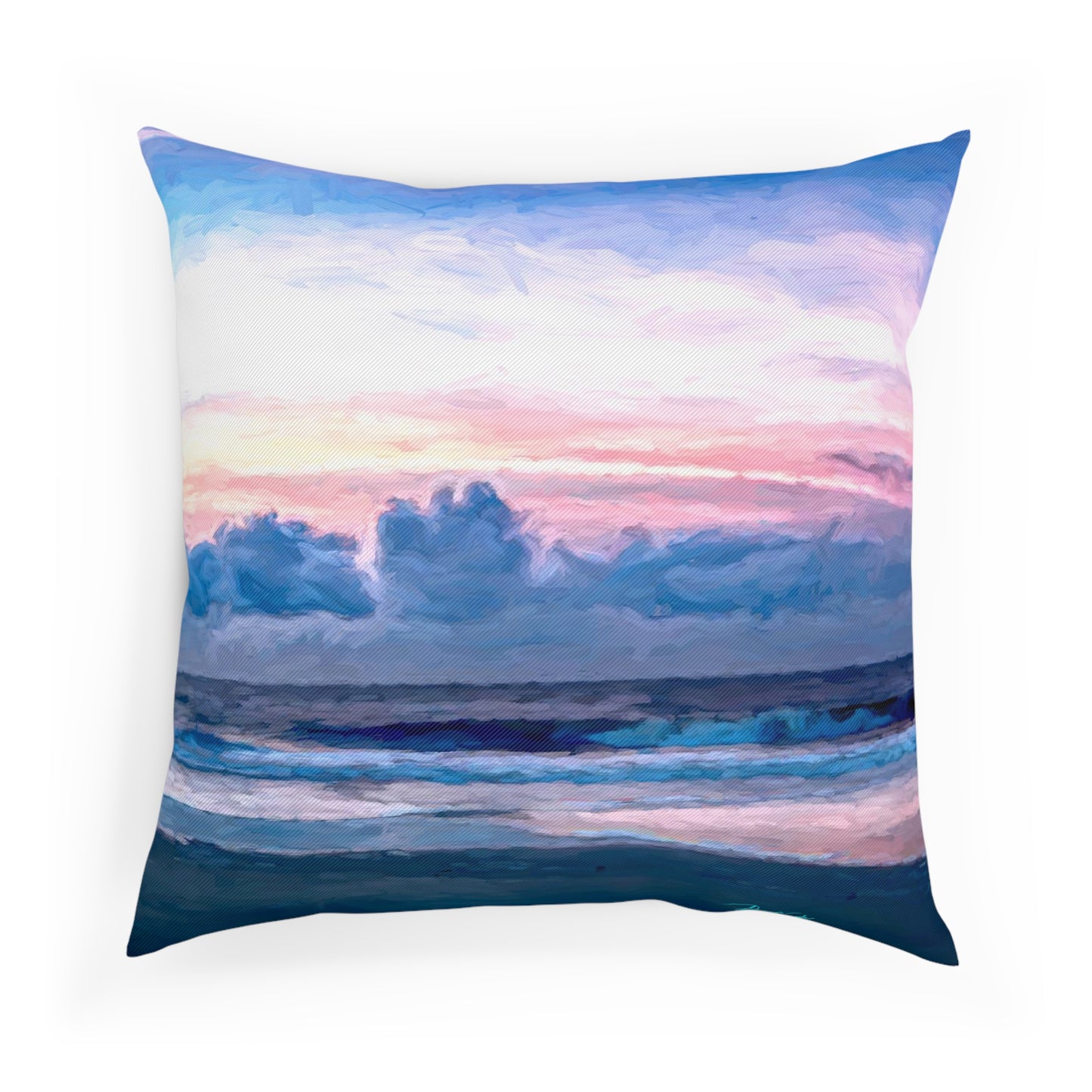 Artistic Accent Pillows, Cotton Candy Sunrise