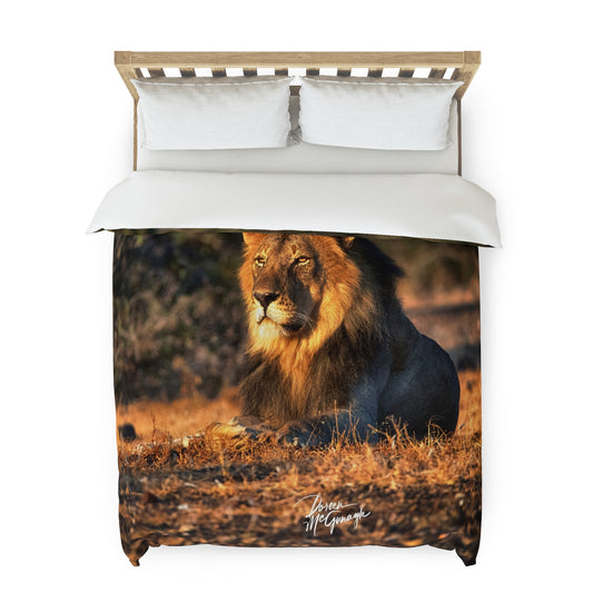 Enjoy Nature Lion King of Jungle Duvet Cover