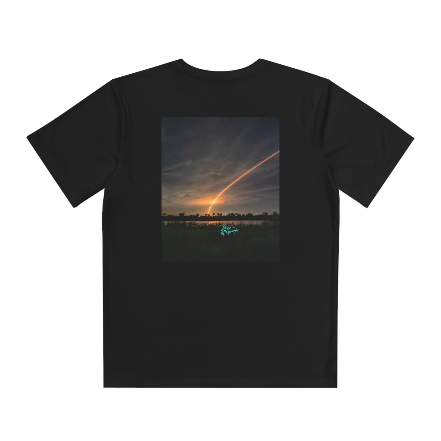 Youth T Shirts, Falcon Shuttle Launch, Performance Shirt