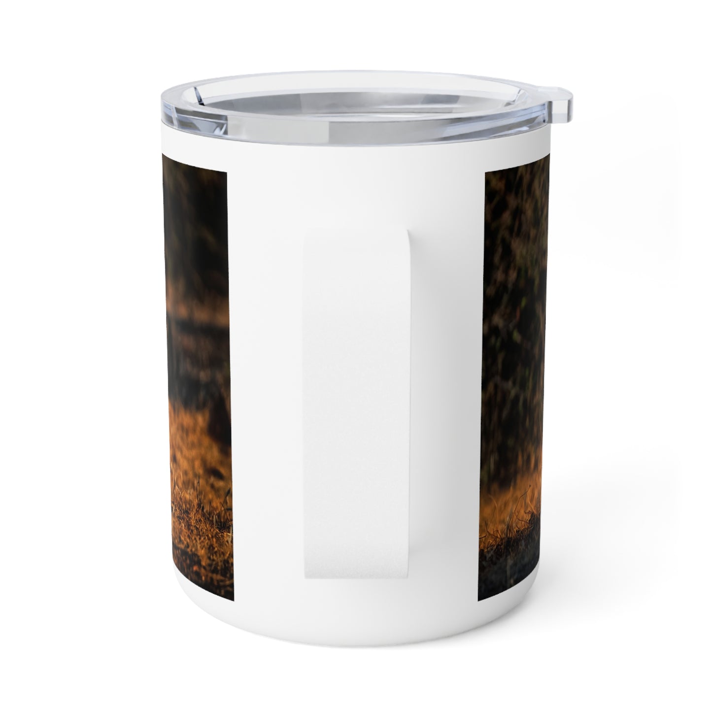 Enjoy Nature 10 oz Travel Tumbler with Lion King of the Jungle Design