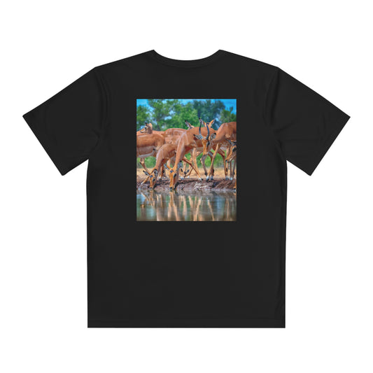 Youth Competitor Tee with Fine Art Image African Antelope by Enjoy Nature